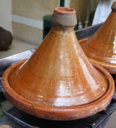 Moroccan tagine dish