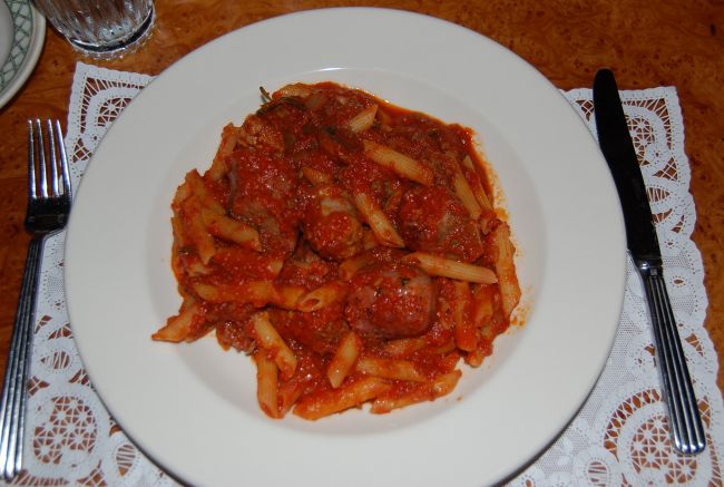 Penne with Italian Sausage