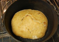 Sourdough after 30-min. baking