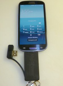 recharging cell phone