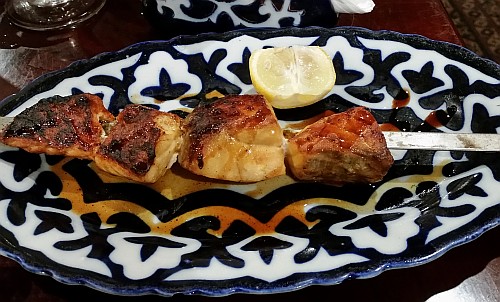 Salmon Kebab