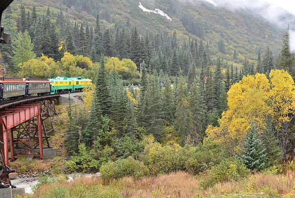The White Pass & Yukon Route railroad