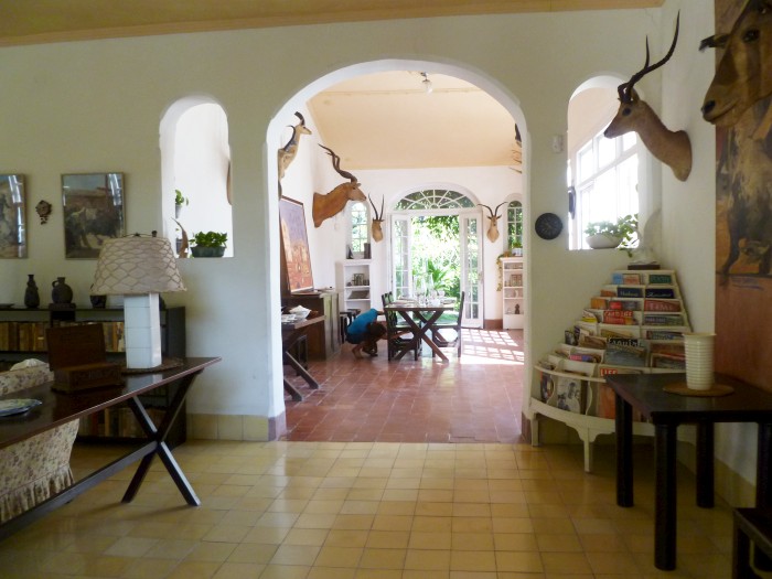 Interior of Hemingway's house