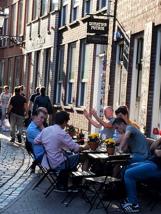 Alley in the red-light district