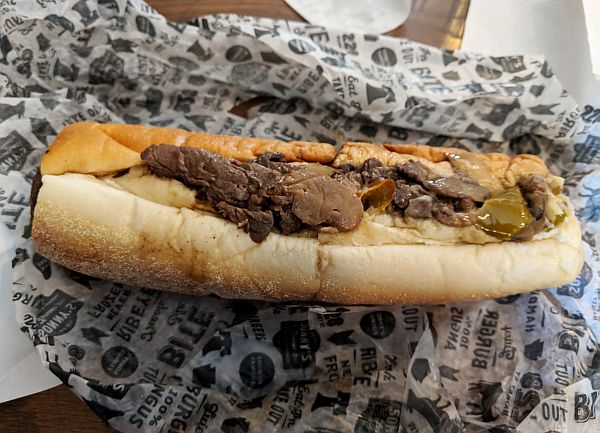 Philadelphia Cheese Steak Sandwich