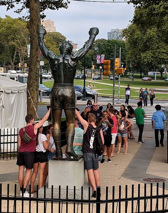 Statue of Rocky Balboa