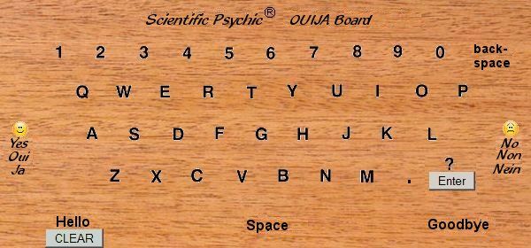 Online Divination Ouija Board