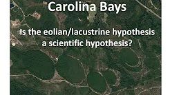 Carolina Bays eolian/lacustrine hypothesis