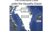 Greenland Crater under the Hiawatha Glacier