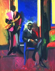 Two Musicians (1960), by James Weeks