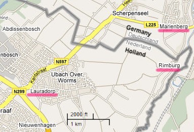 Holland-Germany border