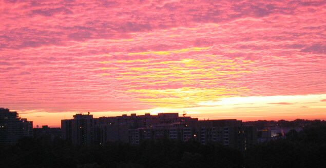 Sunrise over Chevy Chase