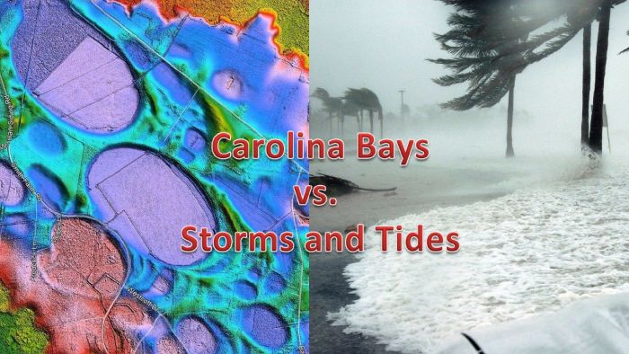 Carolina Bays and Storms